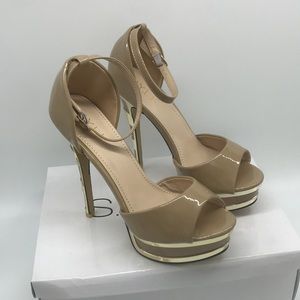 SYLK Womenś Size 8 Hidgh Heels Platform